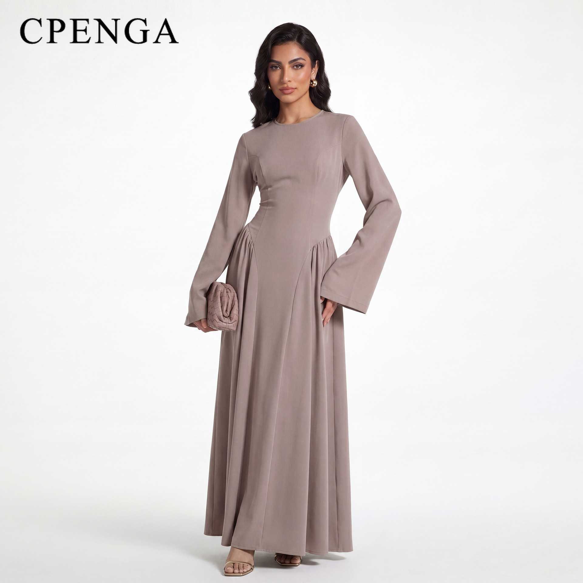 Abaya de luxe de Dubaï pour femmes musulmanes, robe longue à manches longues et jupe ample, style Moyen-Orient, caftan islamique turc pour femmes, livraison gratuite