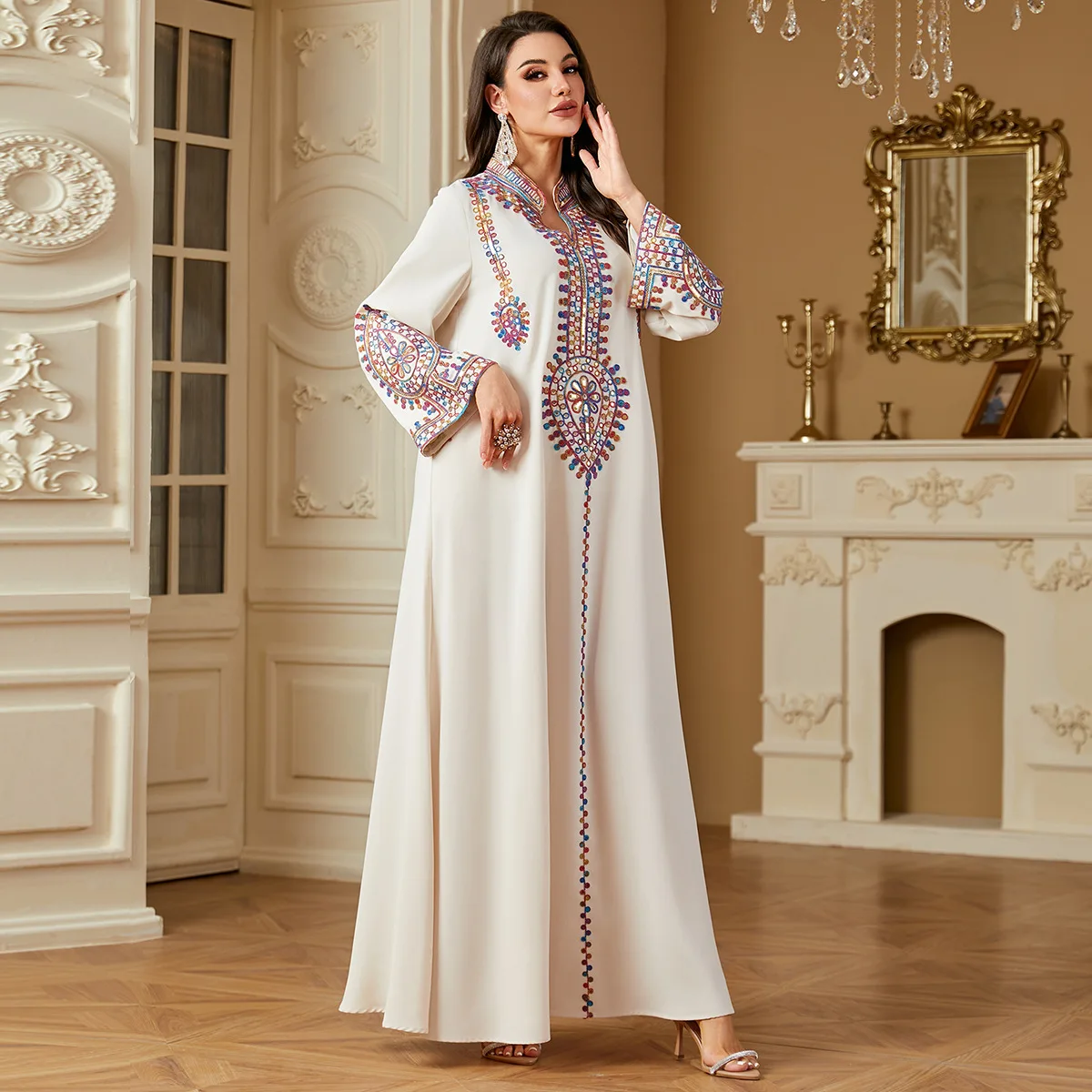 Abayas pour femmes dubaï Robe de mode musulmane africaine Caftan Marocain robes de soirée Boubou Robe Djellaba Femme 2025