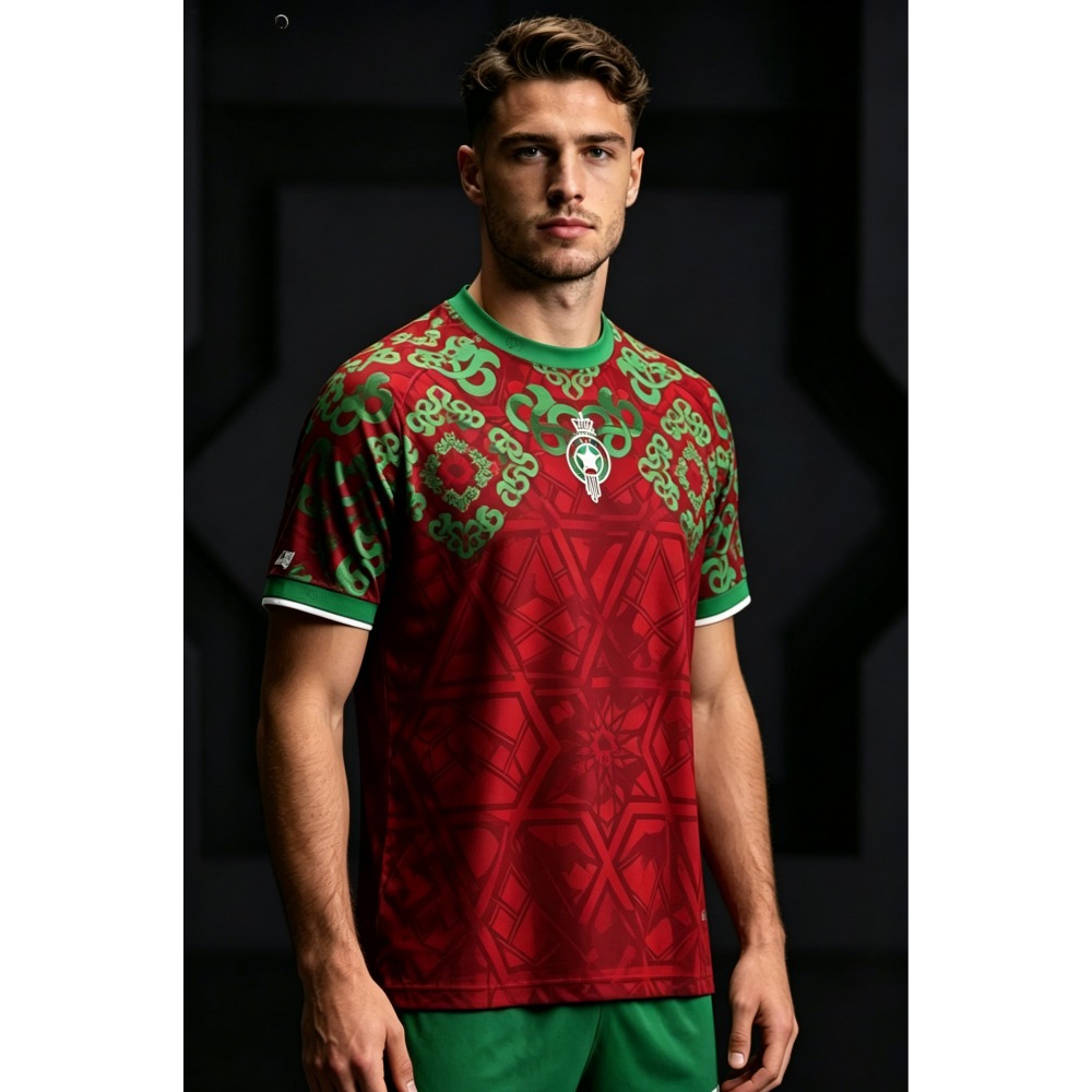 Nouveau maillot de football traditionnel marocain d'été, respirant, style décontracté, édition spéciale pour les fans de football