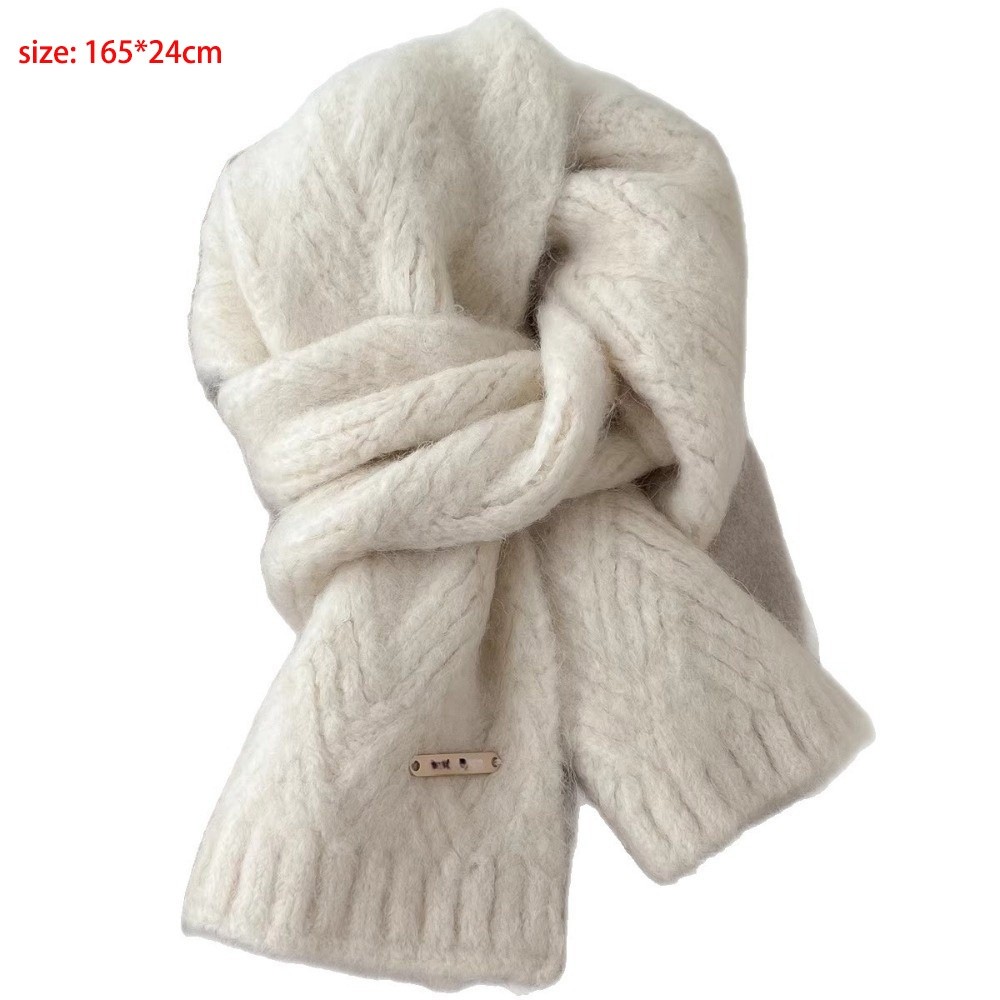 Femmes hiver chaud écharpe cou enveloppes cachemire étudiant cou plus chaud châle couleur unie filles foulards bavoir pour ski en plein air cyclisme