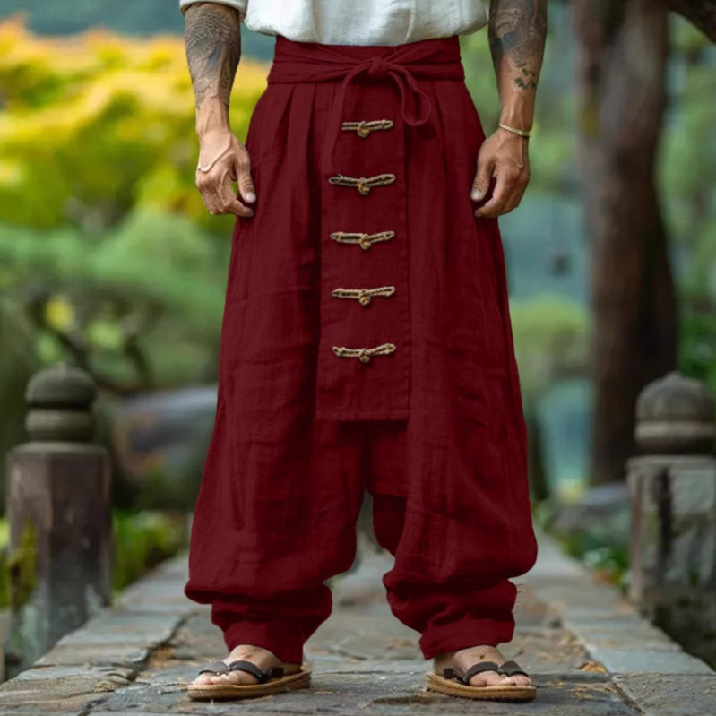 2025 blanc nouvelle mode été printemps hommes pantalons décontractés sarouel plissé pantalons longs Streetwear surdimensionné vêtements pour hommes