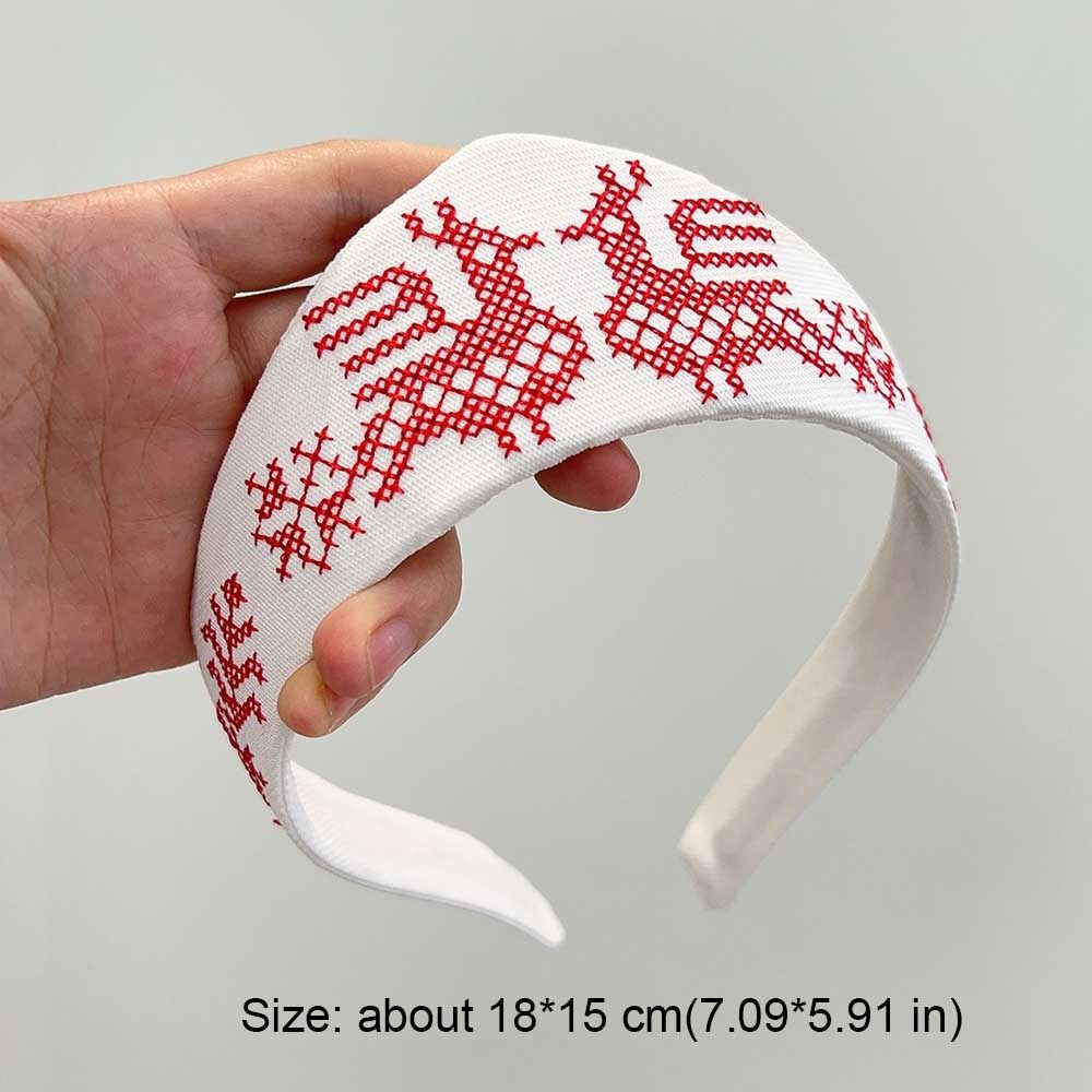 Nouveau serre-tête élastique à broderie florale, style couronne Tudor, texture lisse, noir, accessoires pour cheveux