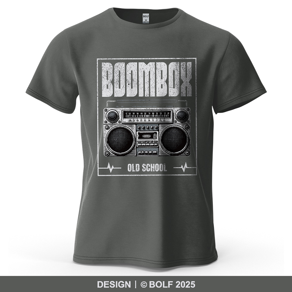 Boombox Hip Hop imprimé hommes T-Shirt 100% coton surdimensionné Vintage graphique t-shirts pour haut pour femme t-shirts décontracté Streetwear