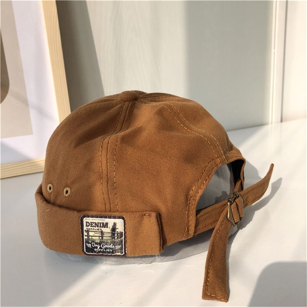 Bonnet Docker en coton réglable pour hommes et femmes, casquette rétro, mode, melon breton, chimdocument