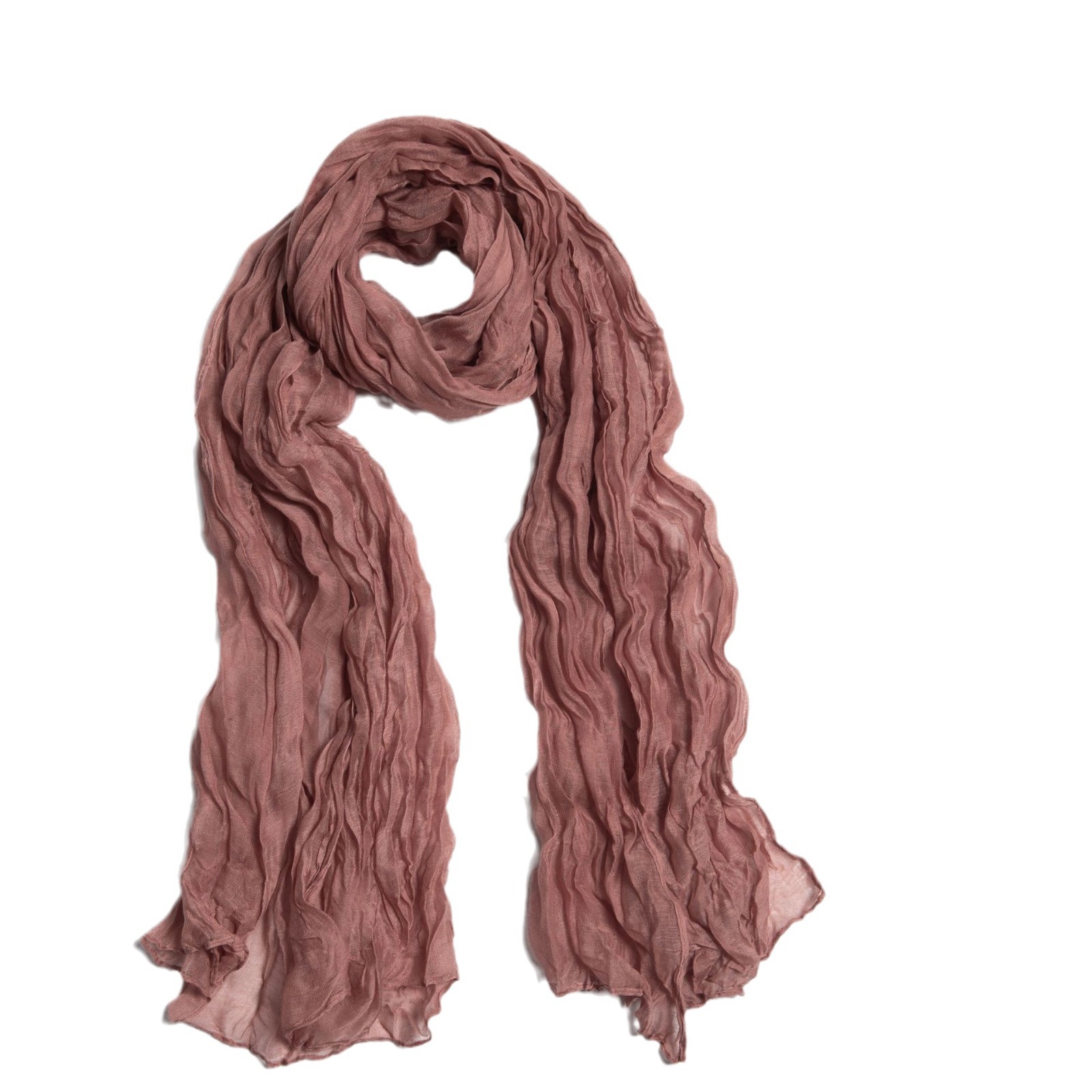 90x180 cm couleur bonbon rides femmes écharpe Vintage mode rétro longue écharpe femme