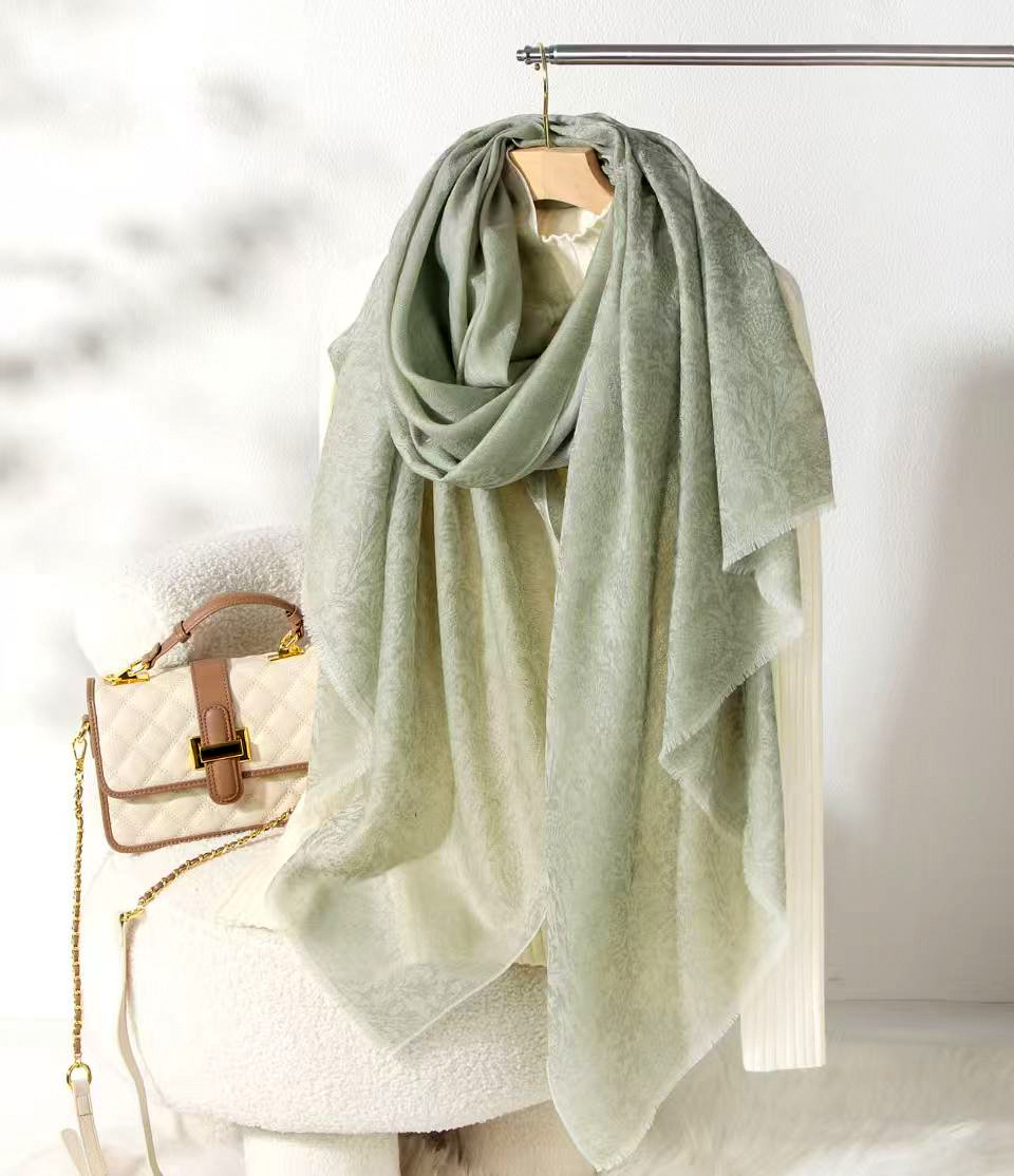 Écharpe 100% cachemire pour femme, châle luxueux, doux et chaud, léger, élégant, jacquard, polyvalent, décontracté, tendance