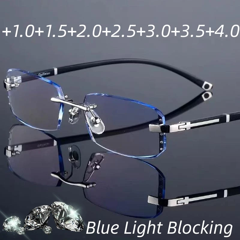 Lunettes de lecture de luxe pour femmes 2024, unisexes, nouvelle tendance, lunettes de lecture pour la vue de loin, mode, HD, anti-lumière bleue, presbytie