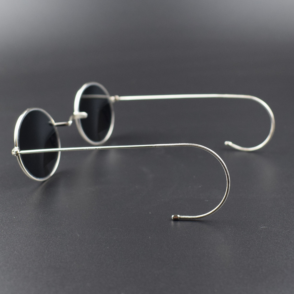 Lunettes de lecture rondes vintage pour hommes et femmes, gris, noir, antique, printemps, jante flexible, rétro, + 150, + 175, + 2, + 225, + 250, + 350