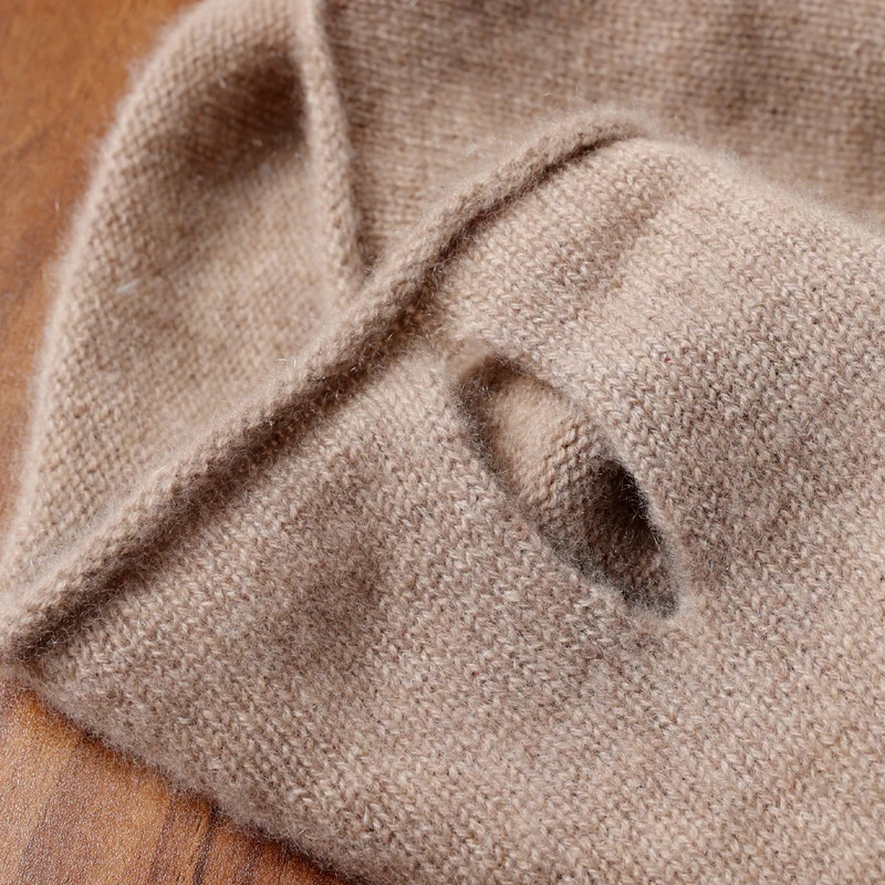 Écharpe annulaire tricotée en mélange de laine, élégante, douce et chaude, en fausse fourrure de cachemire, cache-cou, bandeau pour femme, hiver