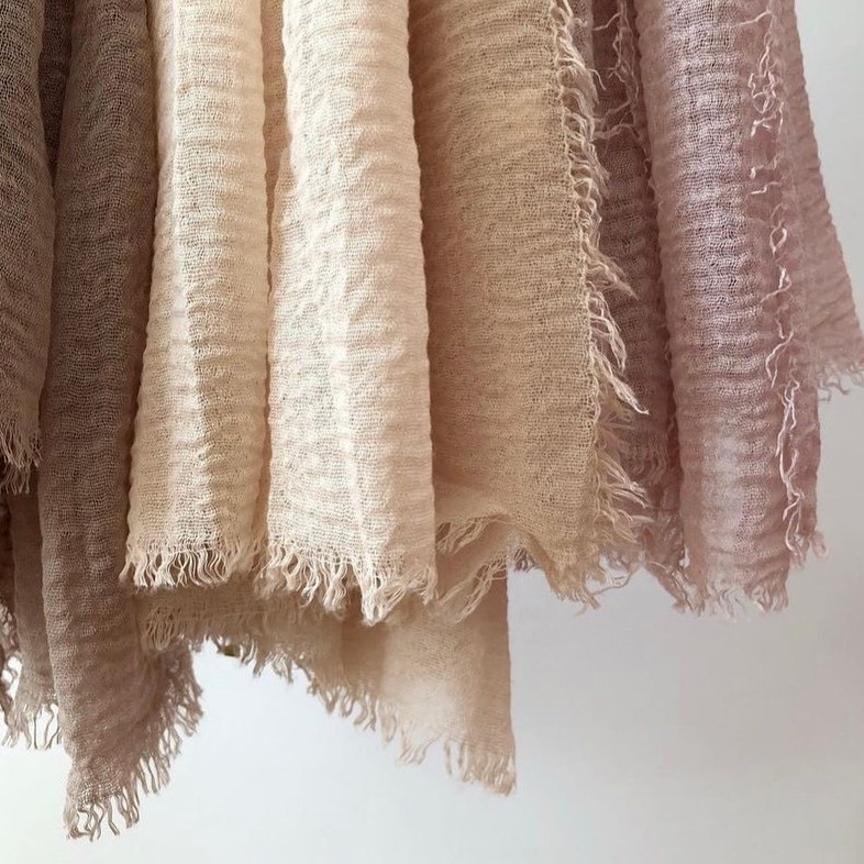 Écharpe longue unie en coton et lin pour femme, châle, hijab musulman, foulard doux, couvre-chef, pashmina