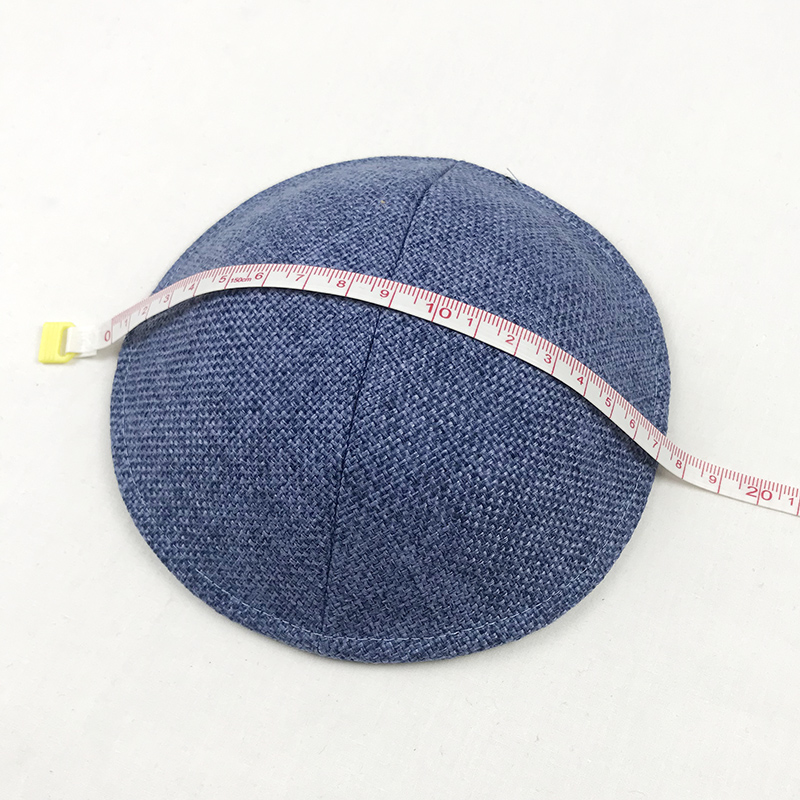 Chapeau de kippa en lin pour homme, casquette Judaical Yarmulke, chapeau de réunion