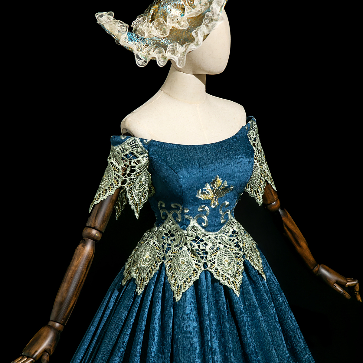 Robes de soirée victoriennes personnalisées pour femmes, robes de mascarade de théâtre historique baroque