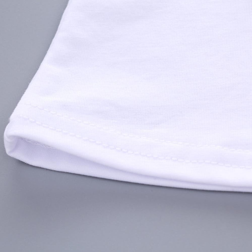 T-Shirt à Manches Courtes et Col Ras du Cou pour Femme, Vêtement Décontracté avec Lettres Imprimées, Grande Taille