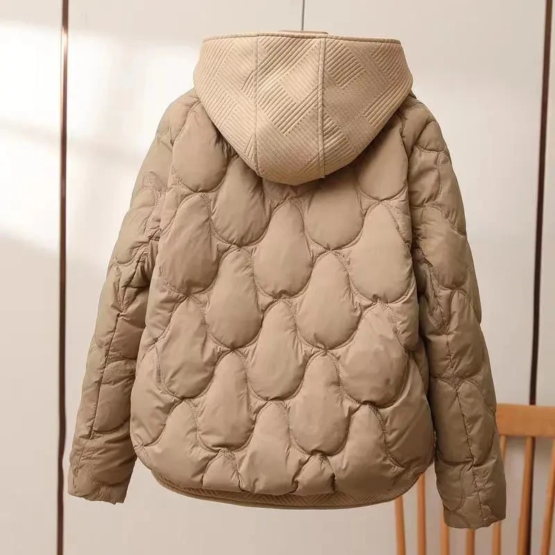 2025 manteaux de mode Style coréen manteau court ample femmes veste femmes Parkas chaud vestes bouffantes manteau décontracté nouveaux vêtements d'hiver