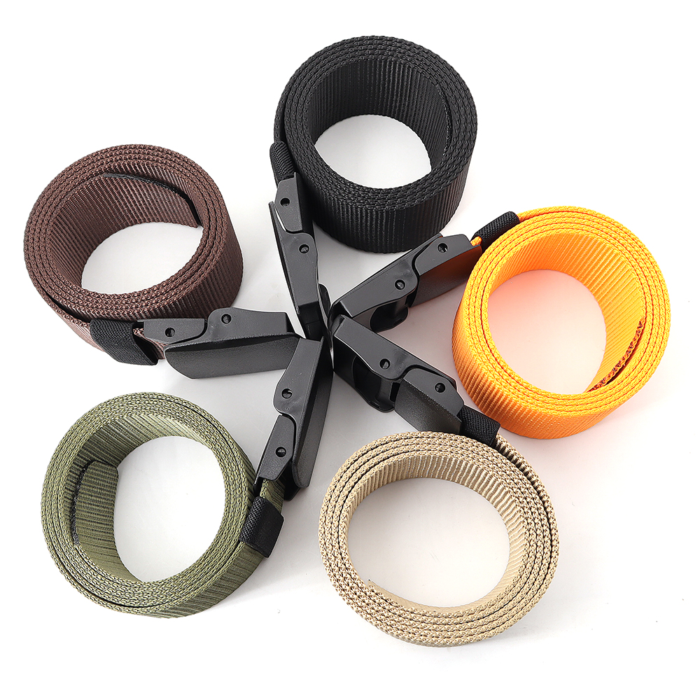 Ceinture militaire pour hommes de 5 cm de large, ceinture tactique de voyage en plein air, ceinture en toile décontractée, accessoires de mode de luxe pour pantalons, cadeaux pour hommes