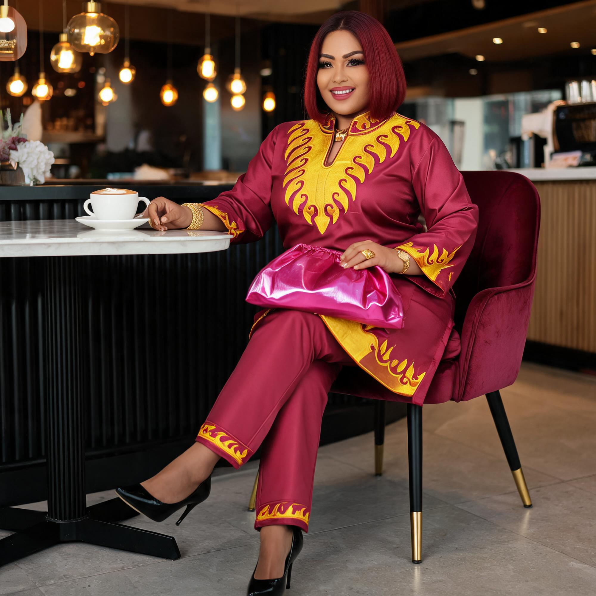 Robes africaines pour femmes, grandes tailles, en tissu Bazin Riche, avec broderies, robe longue et écharpe.