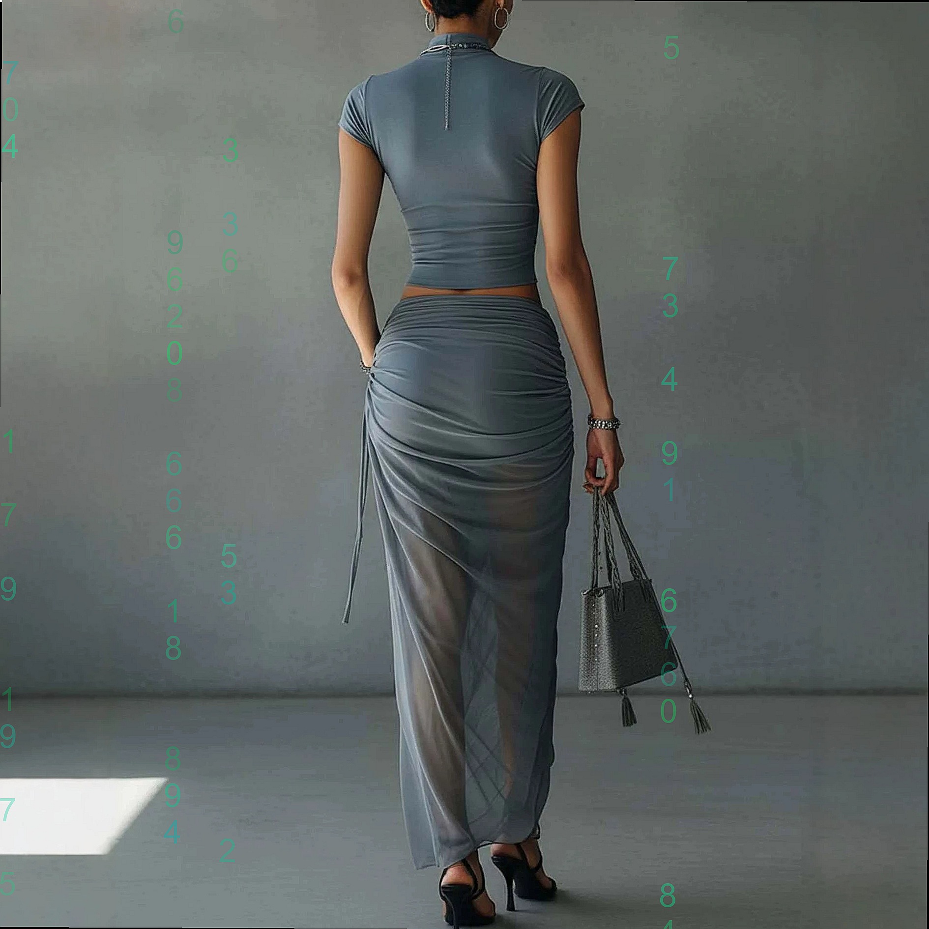 Ensemble assorti 2 pièces tendance pour femme – Combinaison/Barboteuse de soirée printemps-été