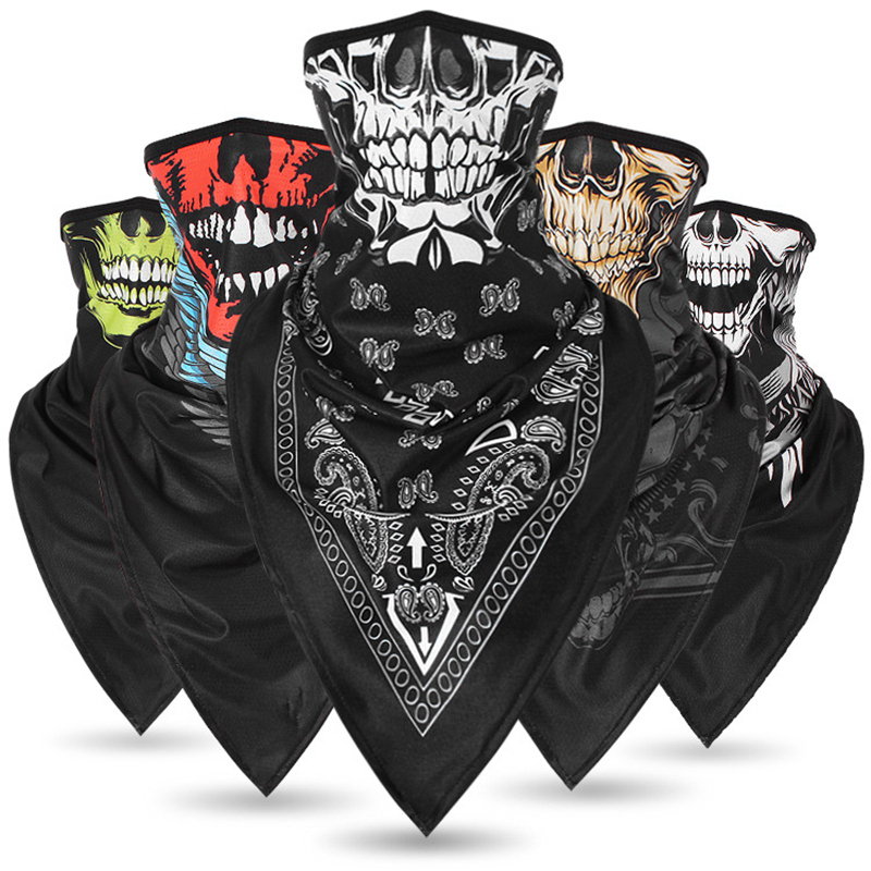 Cagoule Triangle pour Moto, Masque Facial Respirant, Coupe-Vent, Bandana, 506, Hiver 2024