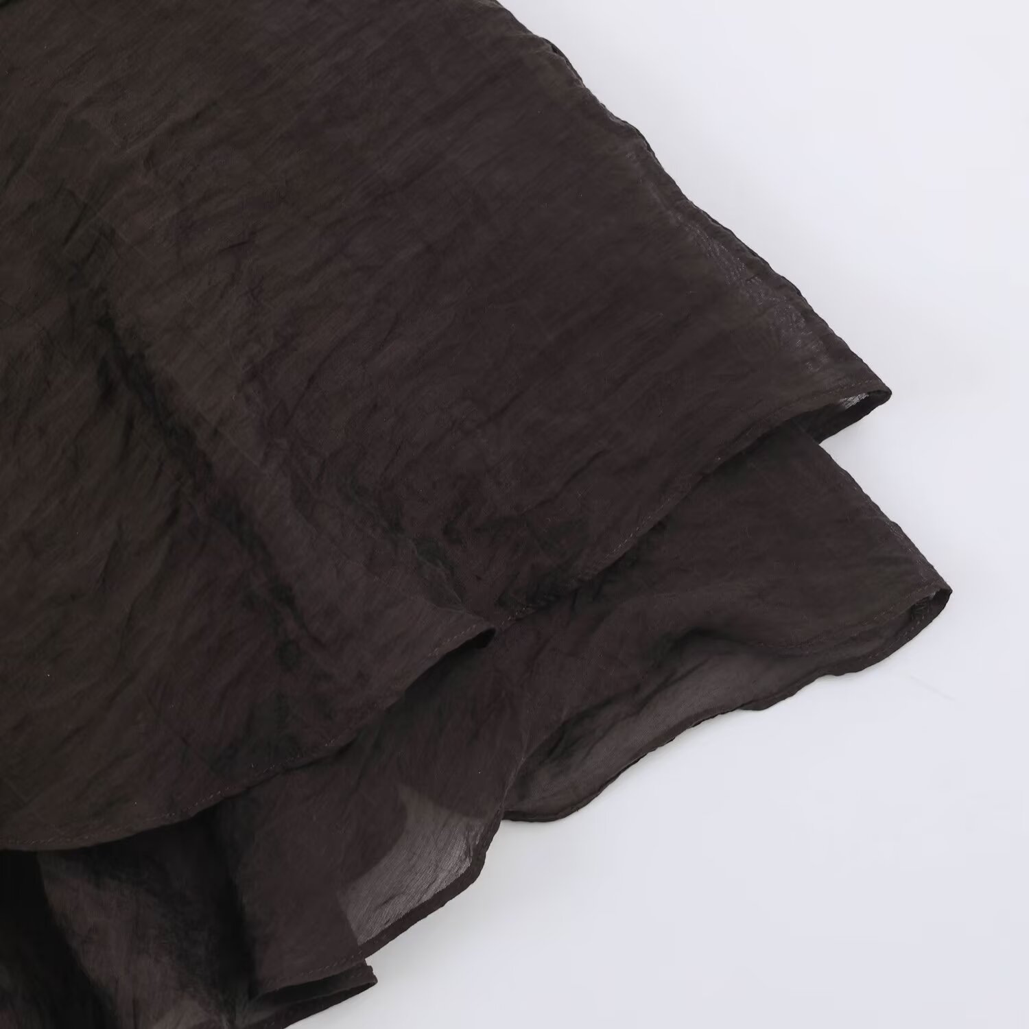 Robe sans manches à col suspendu pour femmes BSAY, avec plusieurs couches et bords à volants, robe de plage fluide, robe décontractée d'été pour les vacances