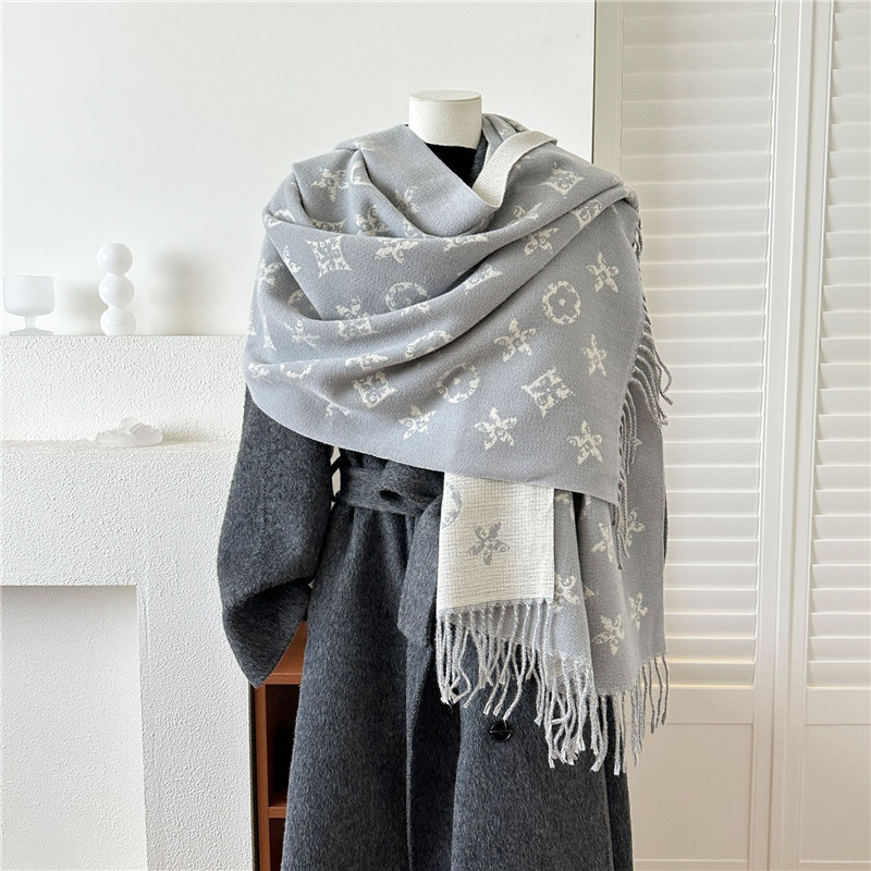 65*180 cm Imitation cachemire écharpe châle hiver chaud foulard châles imprimé motif foulards pour les femmes garder la chaleur cou enveloppes