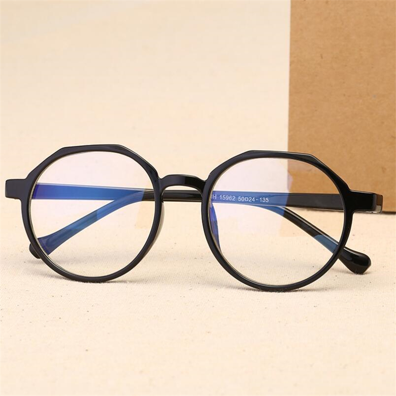 Lunettes optiques rondes rétro pour femmes et hommes, verres transparents à la mode pour myopie, pour myopie, 0 -0.5 -1.0 -1.5 à-6.0