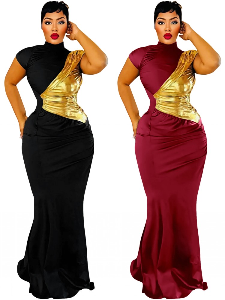 Robes africaines pour femmes élégantes printemps été à manches courtes Dashiki robe Maxi dames vêtements africains traditionnels fée Dreaes