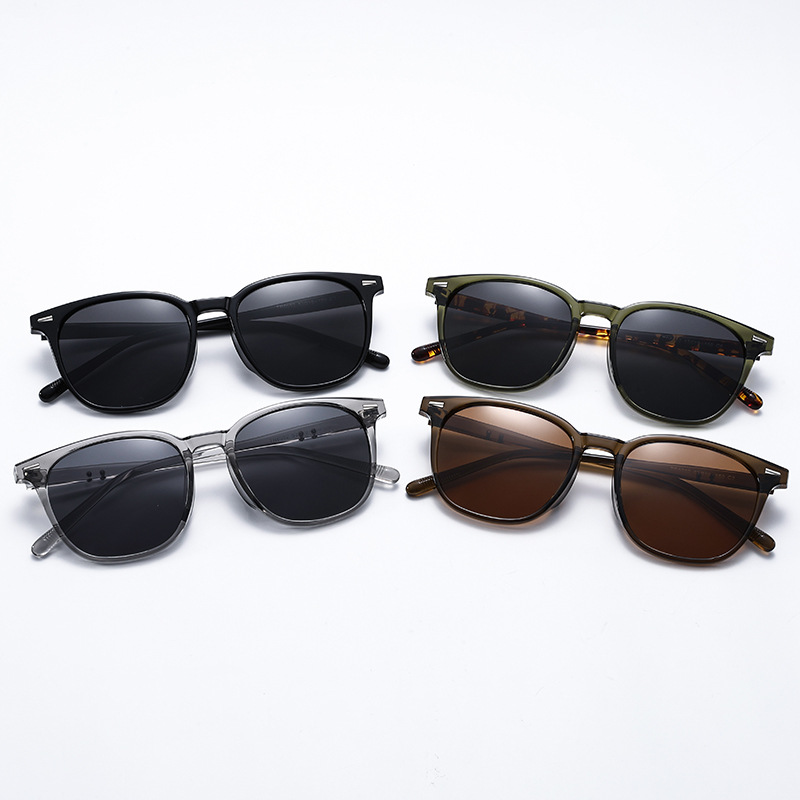 Lunettes de soleil carrées vintage pour femmes et hommes, lunettes de soleil rectangulaires ovales, protection UV, lunettes de soleil pour hommes et femmes
