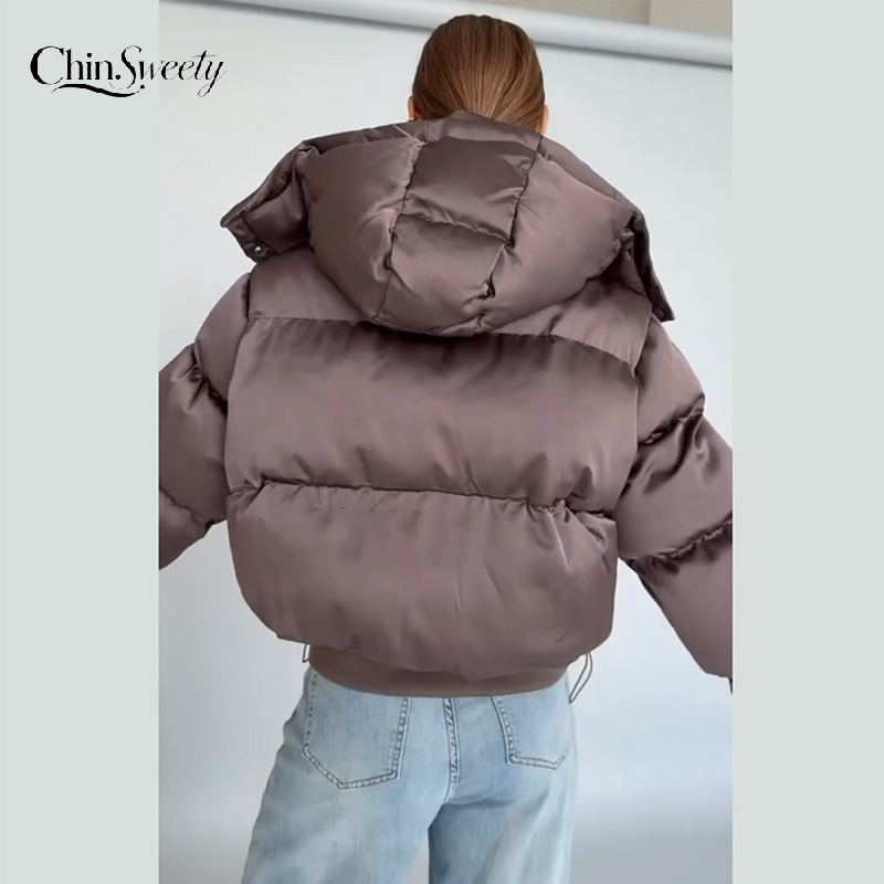 Pull en maille à sequins en mohair duveteux pour femme, pull oversize dos nu, pull ample et moelleux, pull décontracté d'automne, streetwear