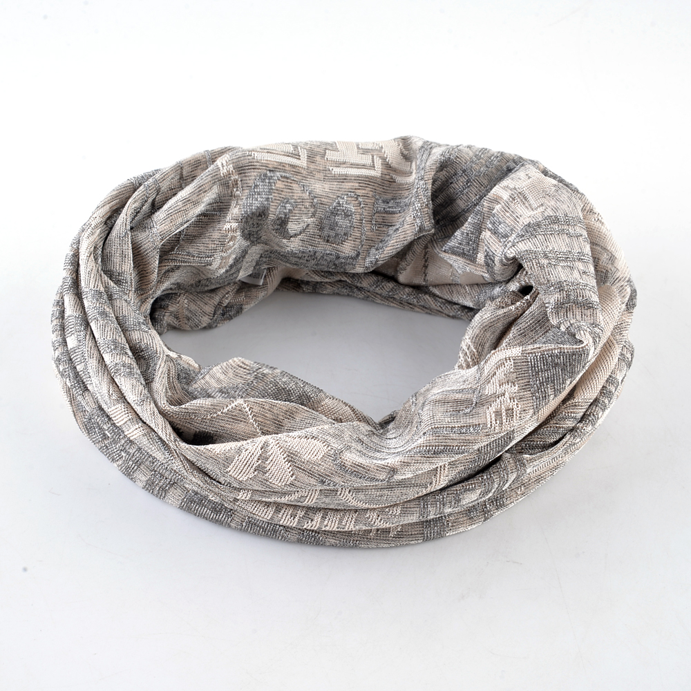 Double usage écharpe Bonnet femmes tricoté Jacquard chapeaux hommes écharpe Bonnet extérieur Bonnet casquette cyclisme Turban queue de cheval chapeau pour les femmes