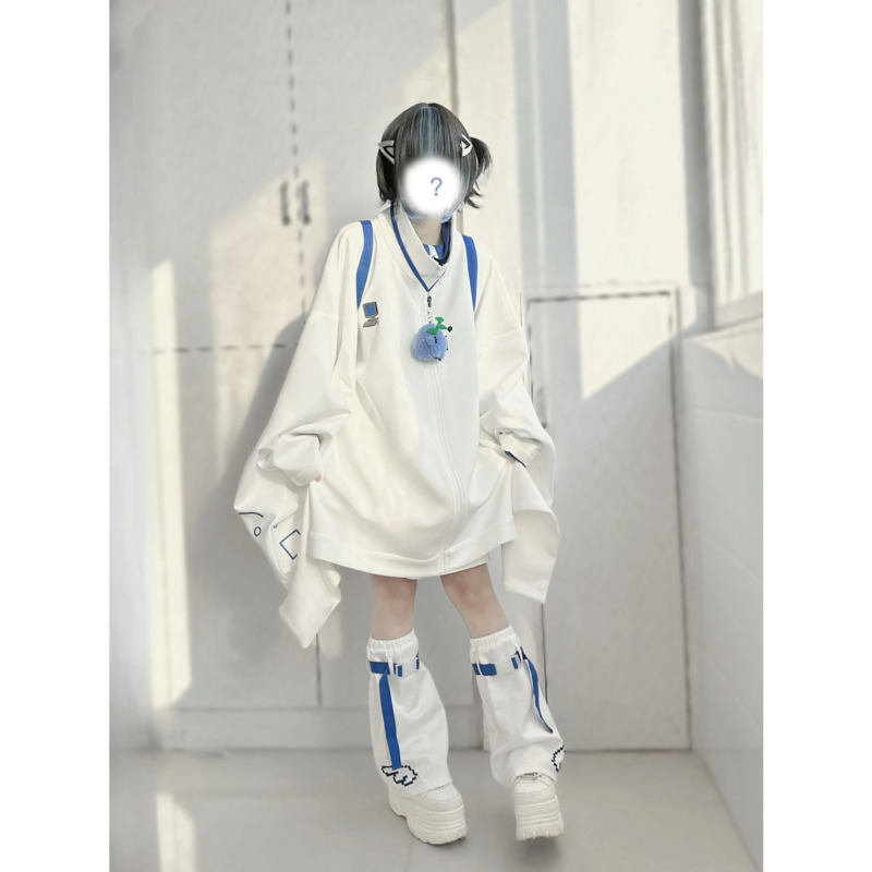 Veste Japonaise à Manches Larges pour Femme, Manteau à Fermeture Éclair, Solide, Décontracté, Polyvalent, à la Mode, Printemps Automne 2024