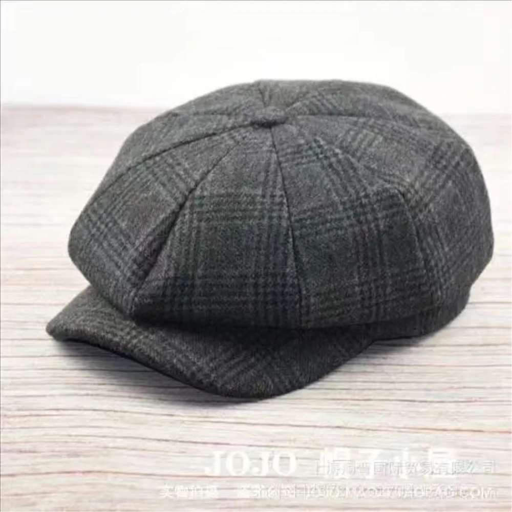 64 cm grande tête surdimensionné grande taille hommes classique chevrons gavroche Gatsby chapeau Tweed Vintage plat lierre Cabbie casquette cadeaux Sombreros