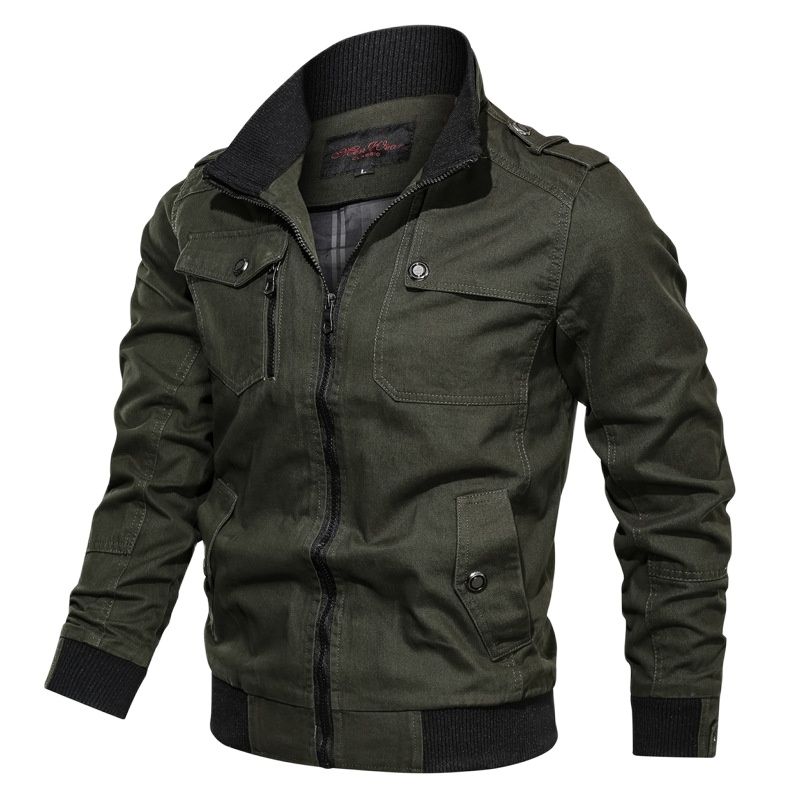 Printemps automne veste hommes coton coupe-vent Bomber manteau militaire hommes tactiques vestes homme Cargo veste décontractée hommes vêtements 2025
