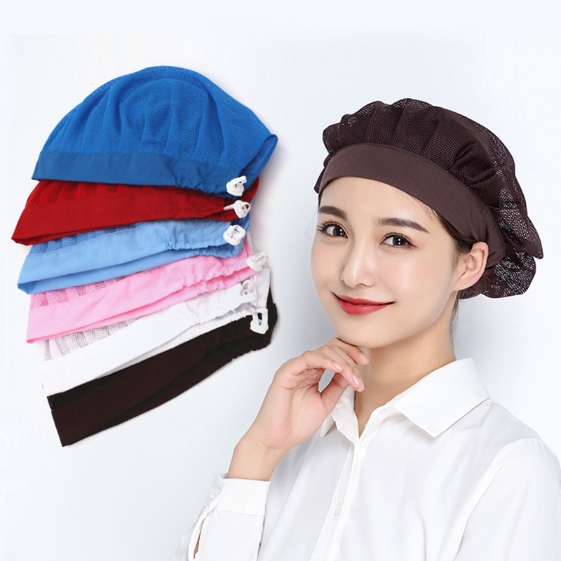 MenWomen Net casquettes boulangerie atelier de cuisson travail chapeau Bouffant casquette filet à cheveux Service alimentaire cuisine cuisine groupé cheveux travail tête couverture