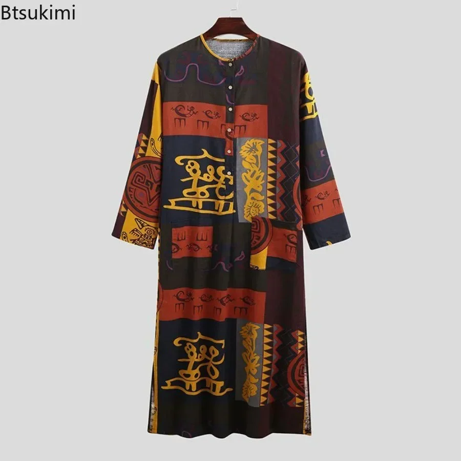 2026 Vêtements pour hommes musulmans : Abaya, Robes de nuit amples et décontractées, Peignoirs, Robes longues de plage pour les vacances, Caftans marocains, Robes arabes