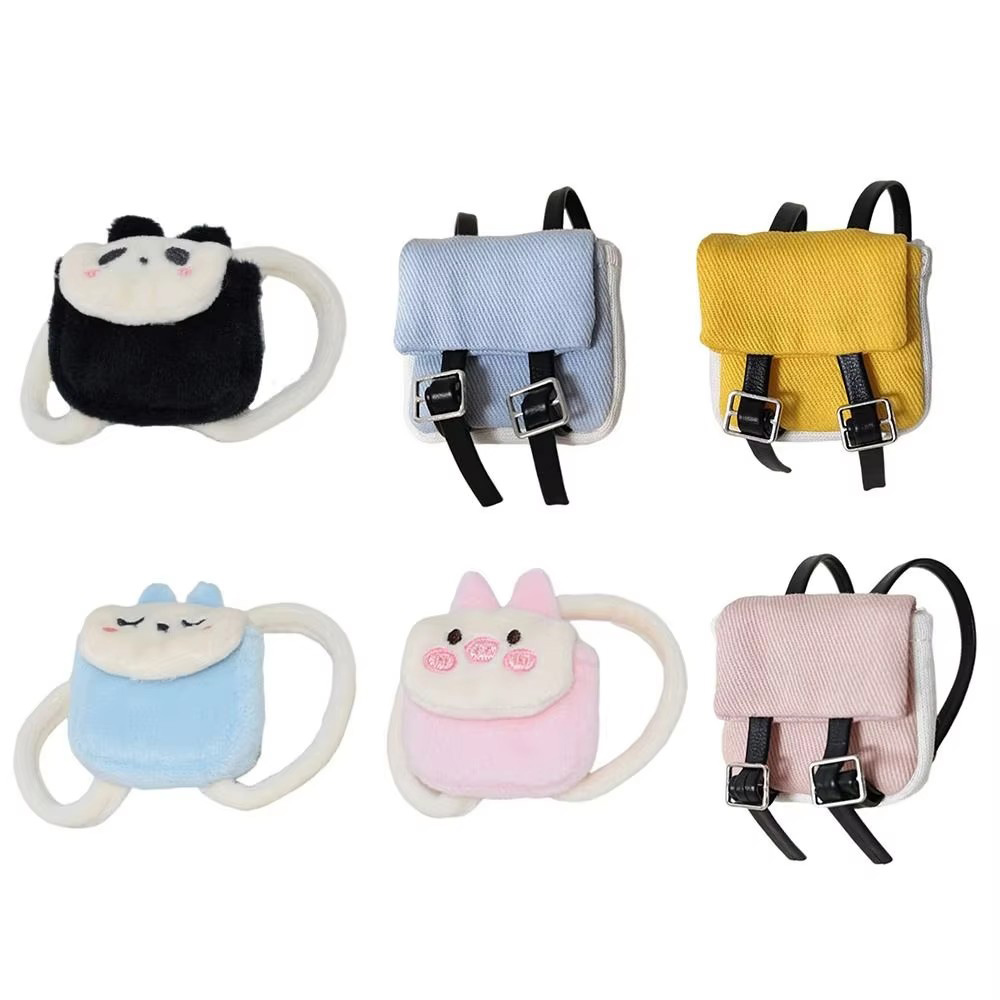 Sac à dos de poupée Labubu 15-17cm, petit sac à dos en peluche, accessoires pour vêtements