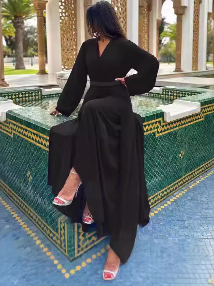 Femmes Abaya 2 pièces ensemble Eid robes musulmanes Jalabiya Ramadan maroc ceintures dubaï ouvert Abayas caftan robes arabe Cardigan Robe