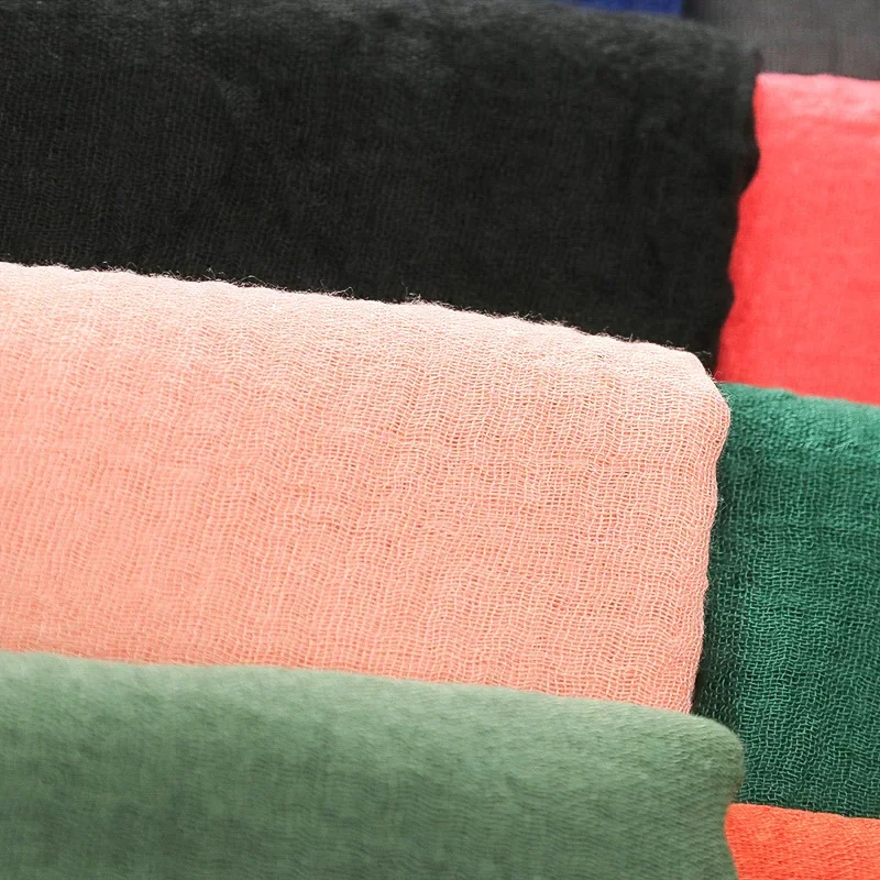 90x180 cm femmes coloré coton et lin écharpe châles enveloppes doux Pashimina femme Hijab concepteur écharpes Bandana bandeau