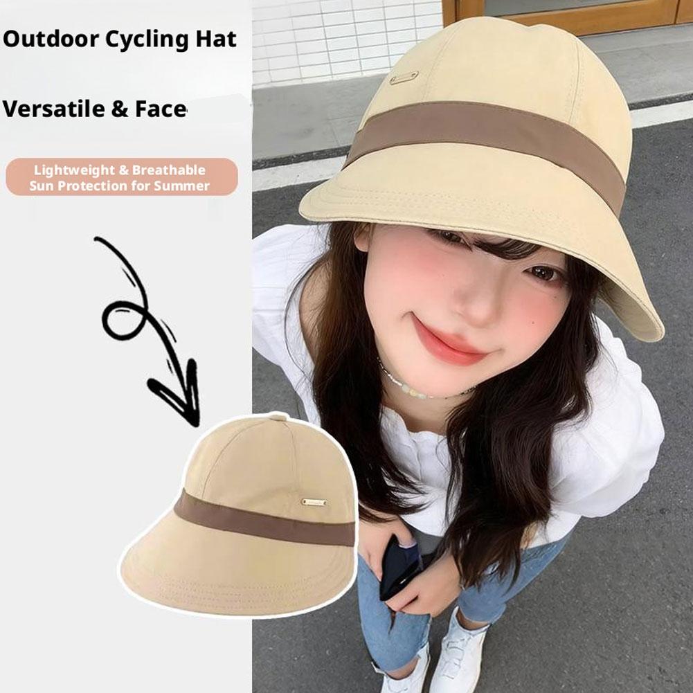 Casquette de pêcheur à séchage rapide pour femmes, pliable, à large bord, protection UV, chapeau de soleil, visières réglables, pour la plage et l'extérieur, été