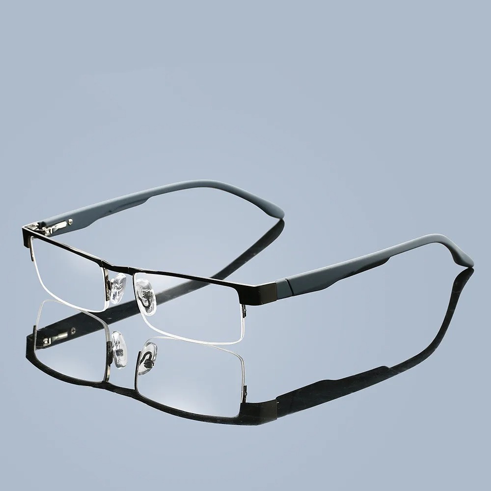Lunettes de lecture en métal pour hommes et femmes, verres d'hypermétropie d'affaires de haute qualité
