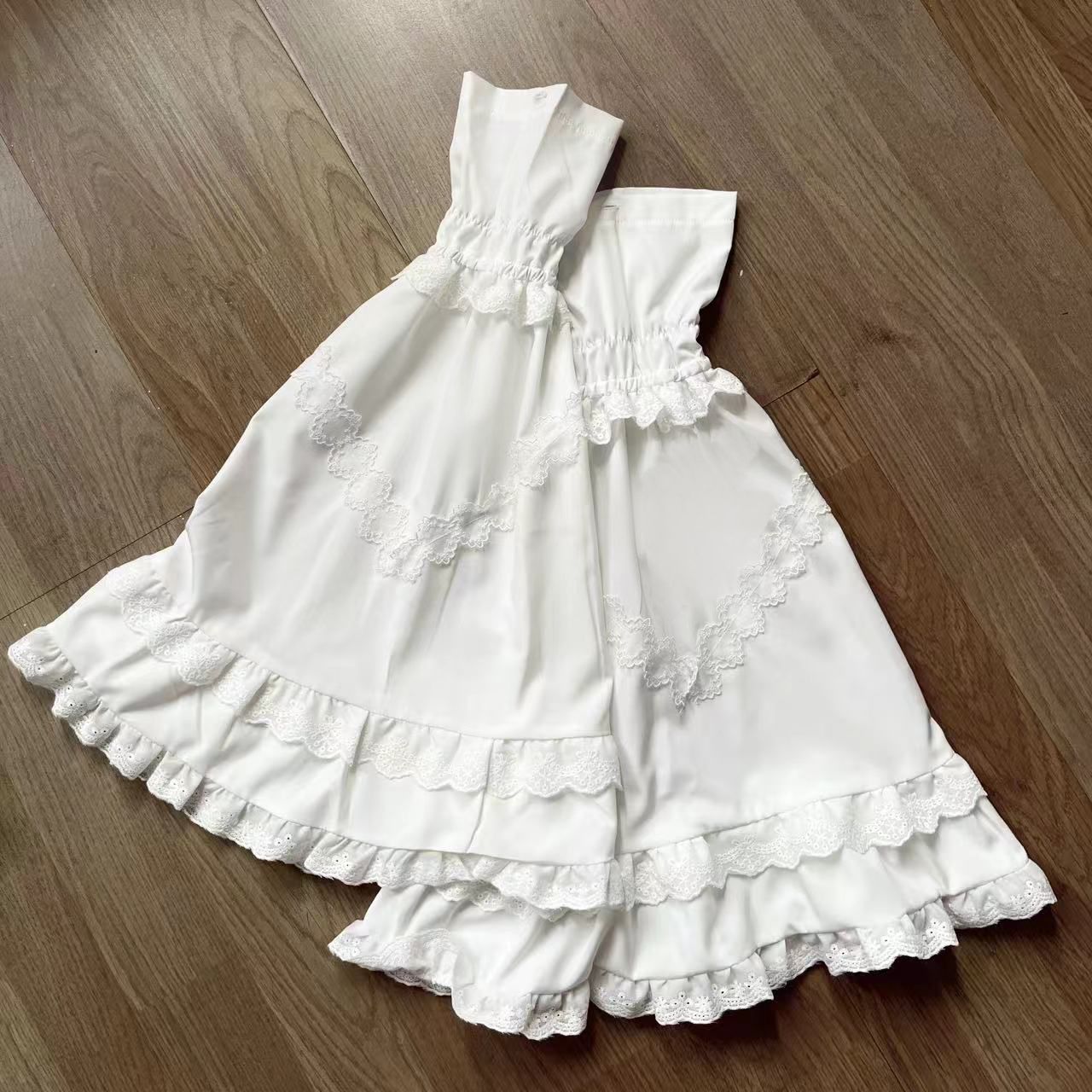 Chemisier japonais femmes vêtements Style Lolita coupe ajustée chemises blanches Camisas De Mujer dentelle volants été doux Blouses hauts