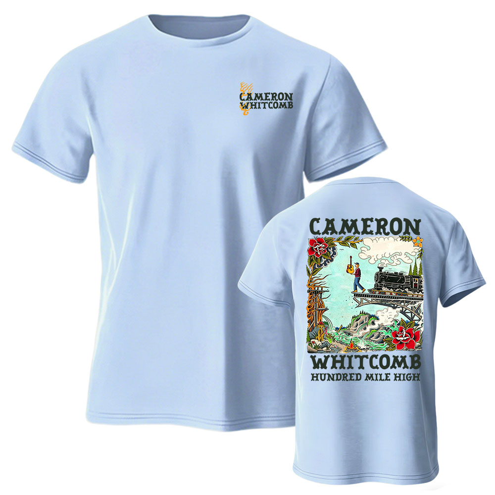 T-shirt Hundred Mile High CAMERON WHITCOMB Design Graphic Merch, t-shirts d'été en coton à manches courtes, vêtements décontractés à la mode pour hommes