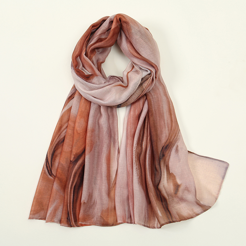 Bohème aquarelle impression Hijab femmes doux Islam Ramadan musulman Hijabs Foulard châle enveloppement Turban écharpe Foulard Photo extérieure