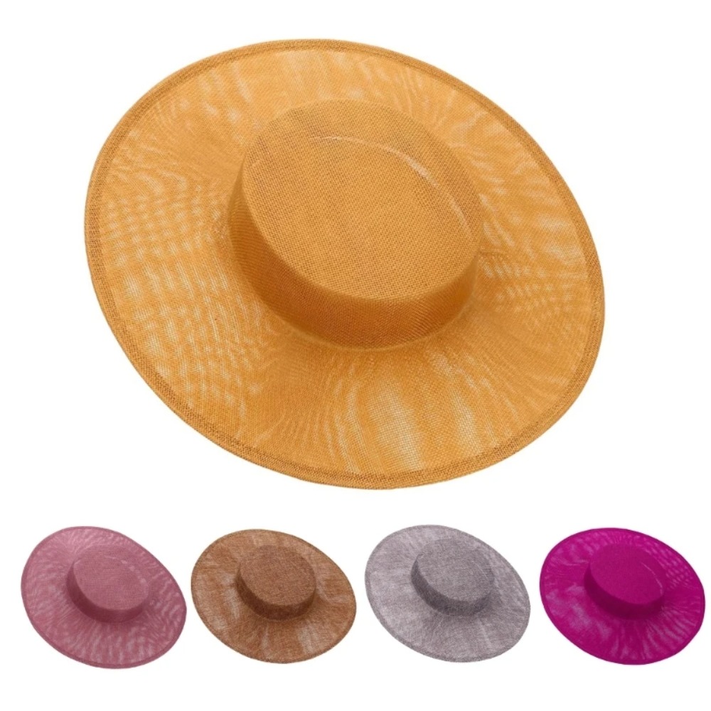 Base de fascinator pour chapeau DIY, accessoires pour cheveux, couleur unie, plusieurs couleurs, chapeaux de banquet, coiffes, grands chapeaux hauts de forme, mariage