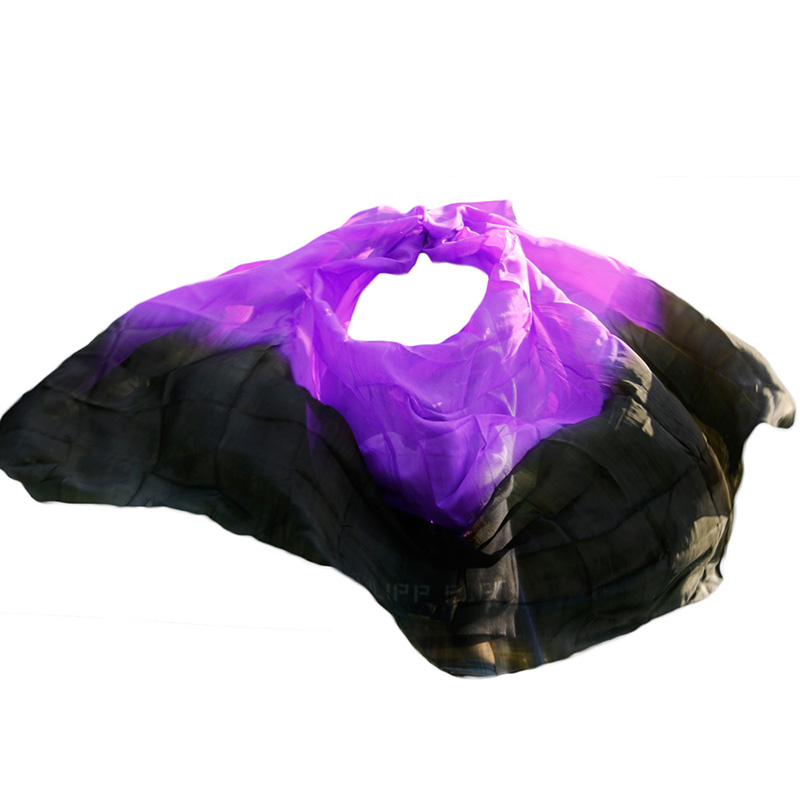 InjVeils-Voile de danse du ventre personnalisé, 100% réel, écharpe à main, châles, séparés euse du ventre, accessoire de performance sur scène