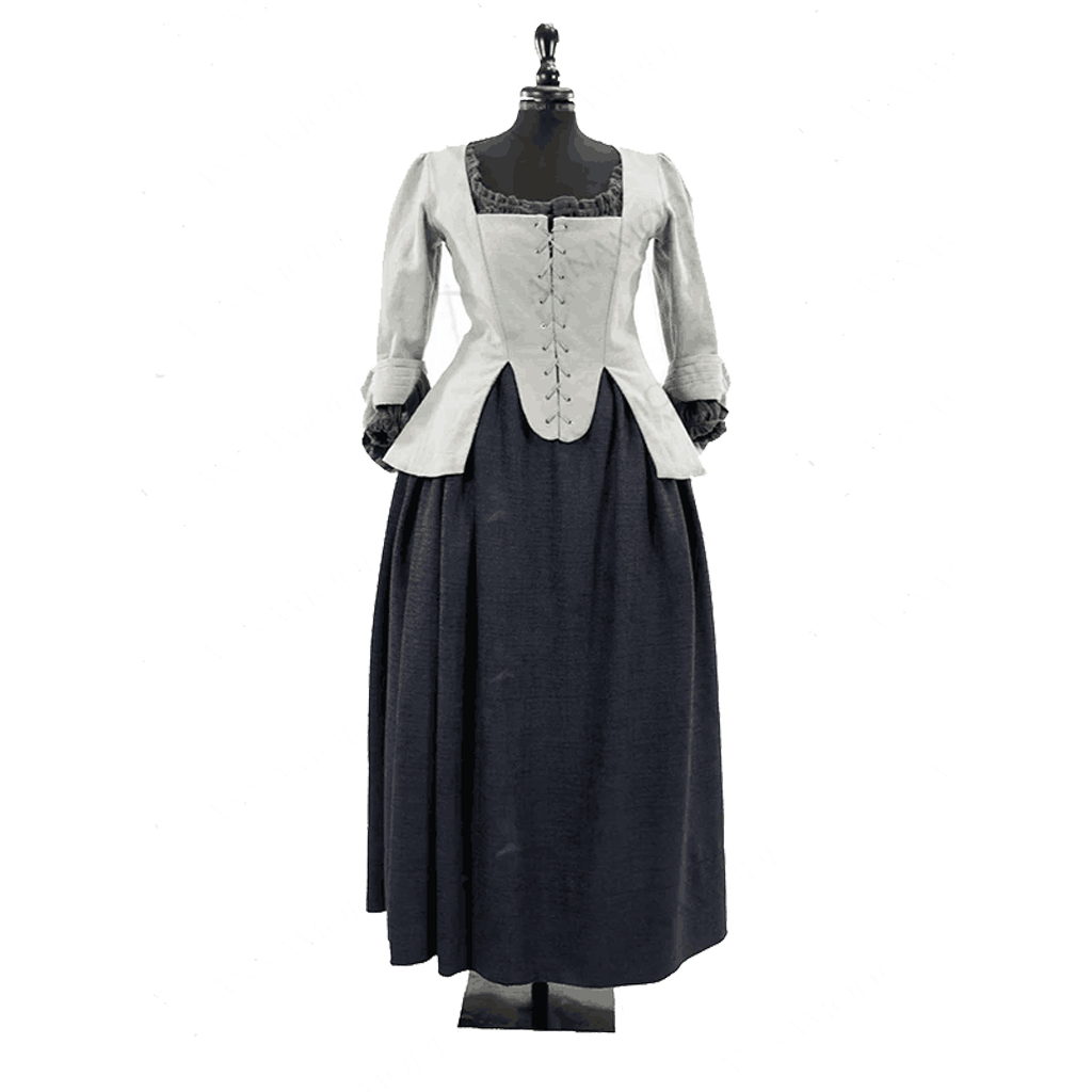 Outlander-Costume de Cosplay Claire Fraser, Robe de Bal Victorienne, Renaissance Médiévale