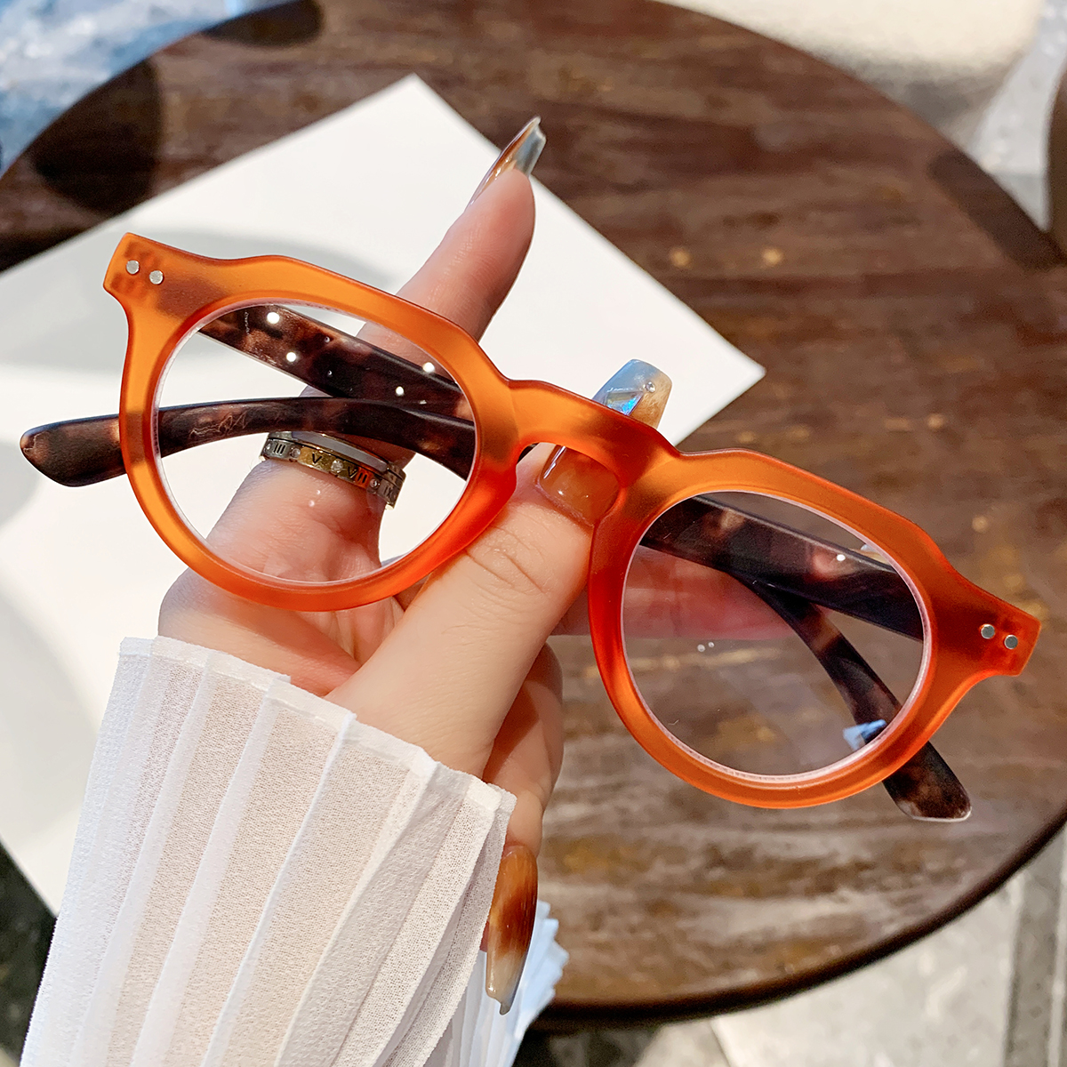 Lunettes de lecture rondes rétro pour hommes et femmes - Monture en PC transparente vintage, grossissement de +1,0 à +3,5 Accessoires pour ordinateur et ordinateur portable