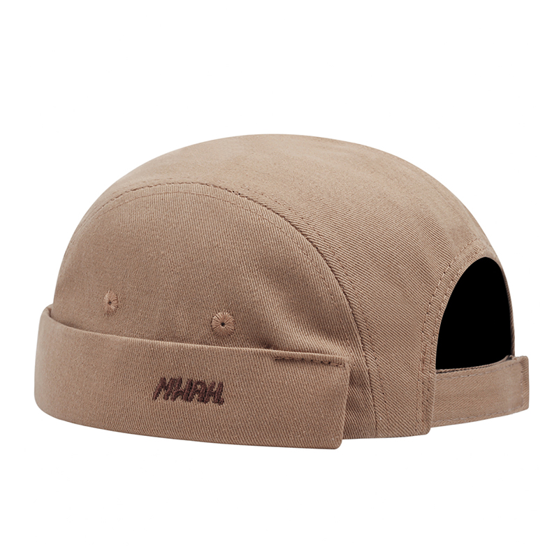Nouvelle mode Summe broderie peau de Melon chapeaux sans bords pour hommes femmes Bonnet marque de mode Yuppie Cool Hip Hop PunkDocker casquette