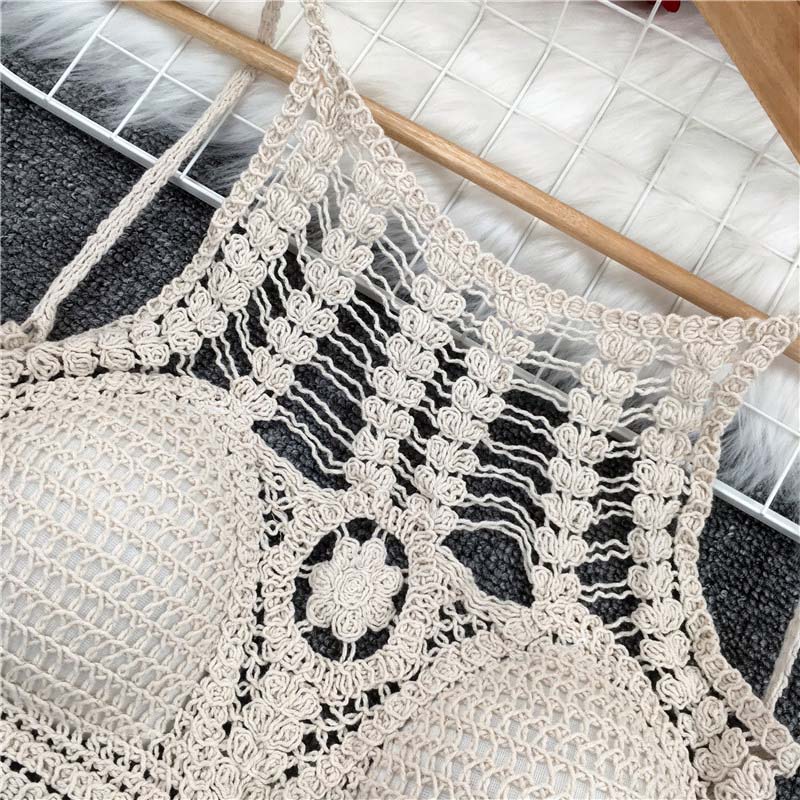 Femmes coquillages gland Sexy Bikinis tricoté Crochet maillot de bain femmes maillots de bain brésilien 2021 été solide maillot de bain maillots de bain