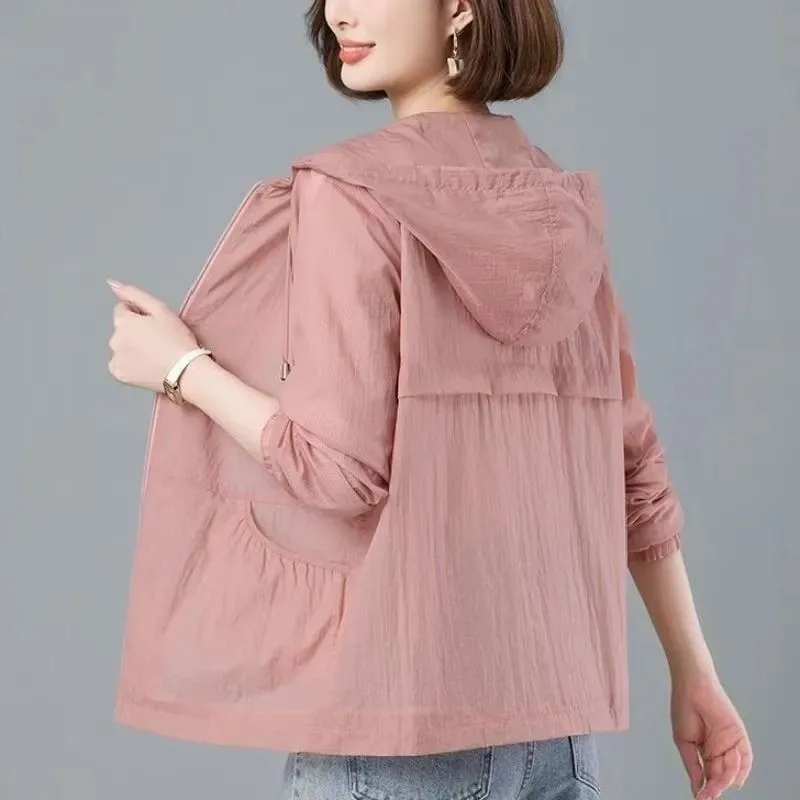 Veste Courte Femme Printemps Automne 2026 – Manteau Décontracté et Élégant pour Dames, Confortable et Protecteur Contre le Soleil