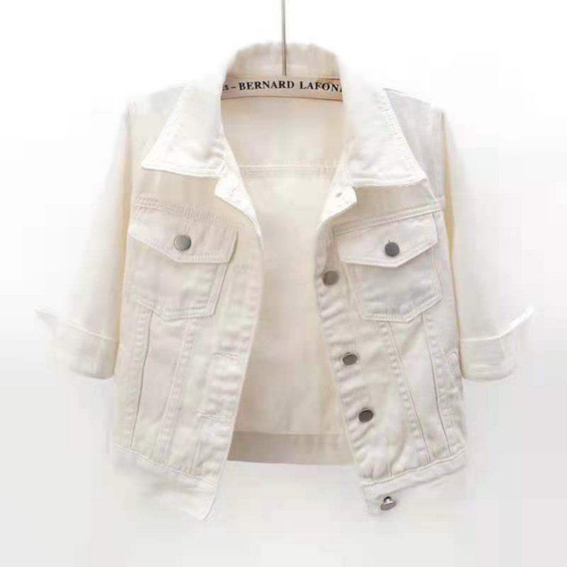 Femmes Denim veste printemps automne manteau court rose Jean vestes décontracté hauts violet jaune violet bleu hauts amples dame vêtements d'extérieur